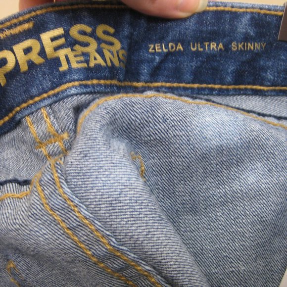 NWT Express Zelda ultra skinny leg jeans 2 short - Picture 6 of 6